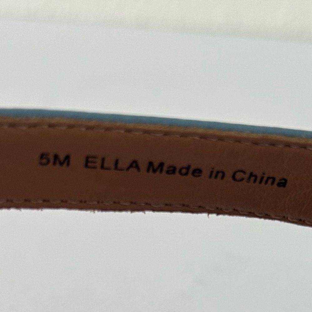 Vionic Ella Thong Sandal Shoe Leather Slingback Arch Support Ice Blue Size 5 - Picture 14 of 14